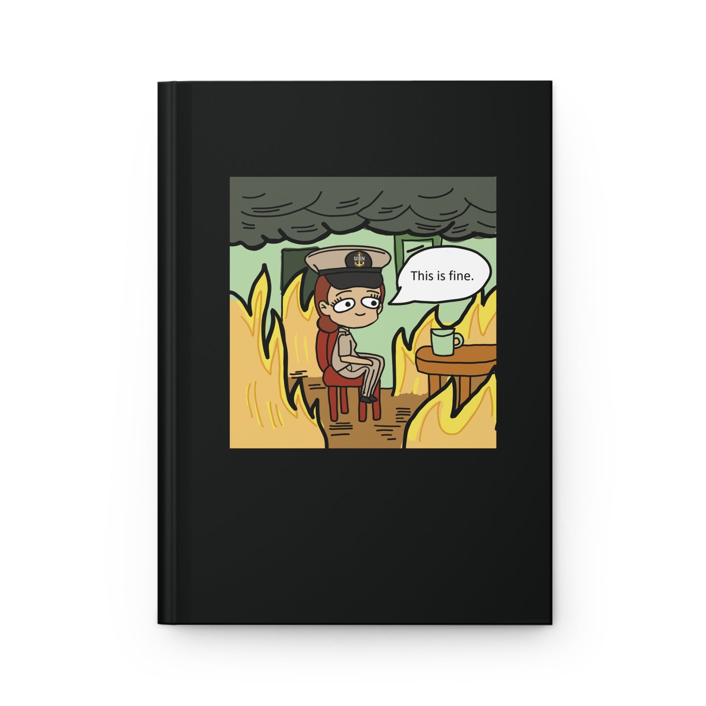 This is Fine ! V3 CPO Hardcover Journal Matte