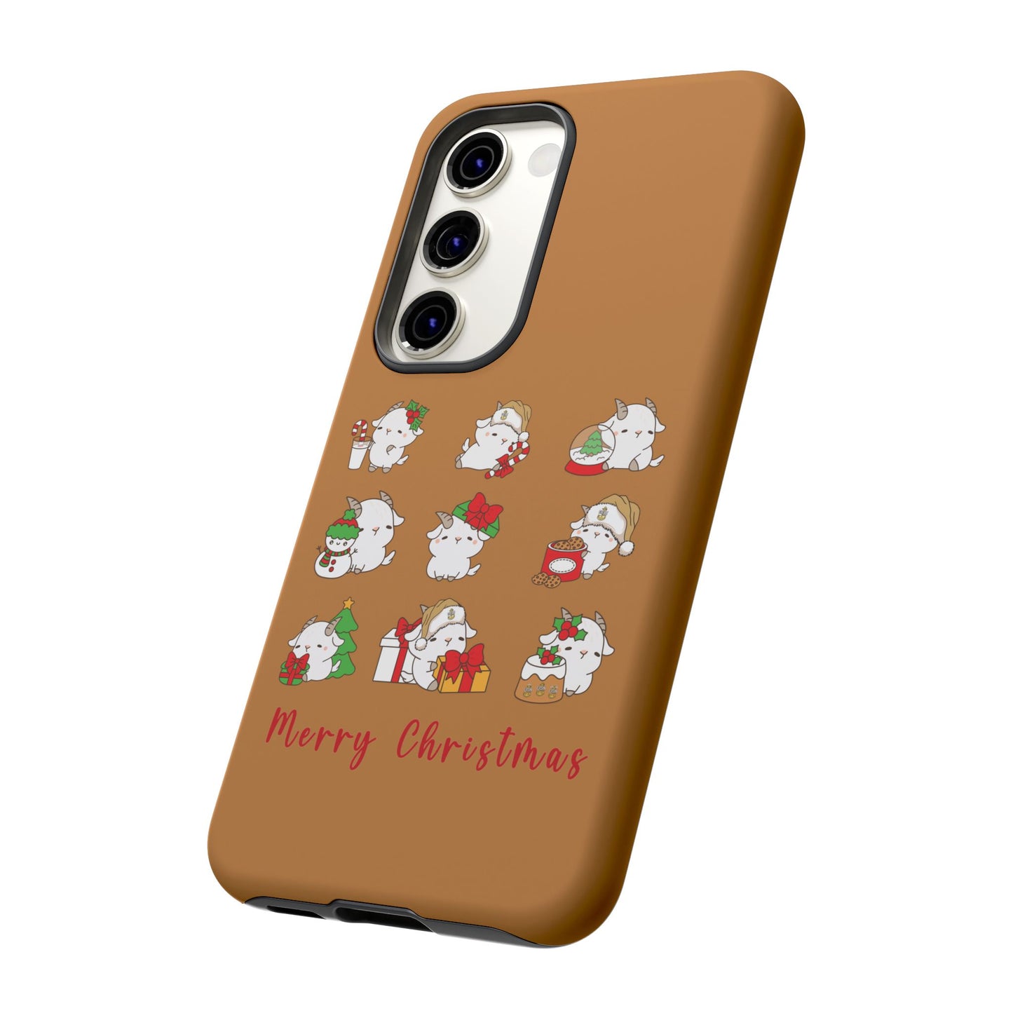 Hello Goat Christmas V1 Tough Phone Case