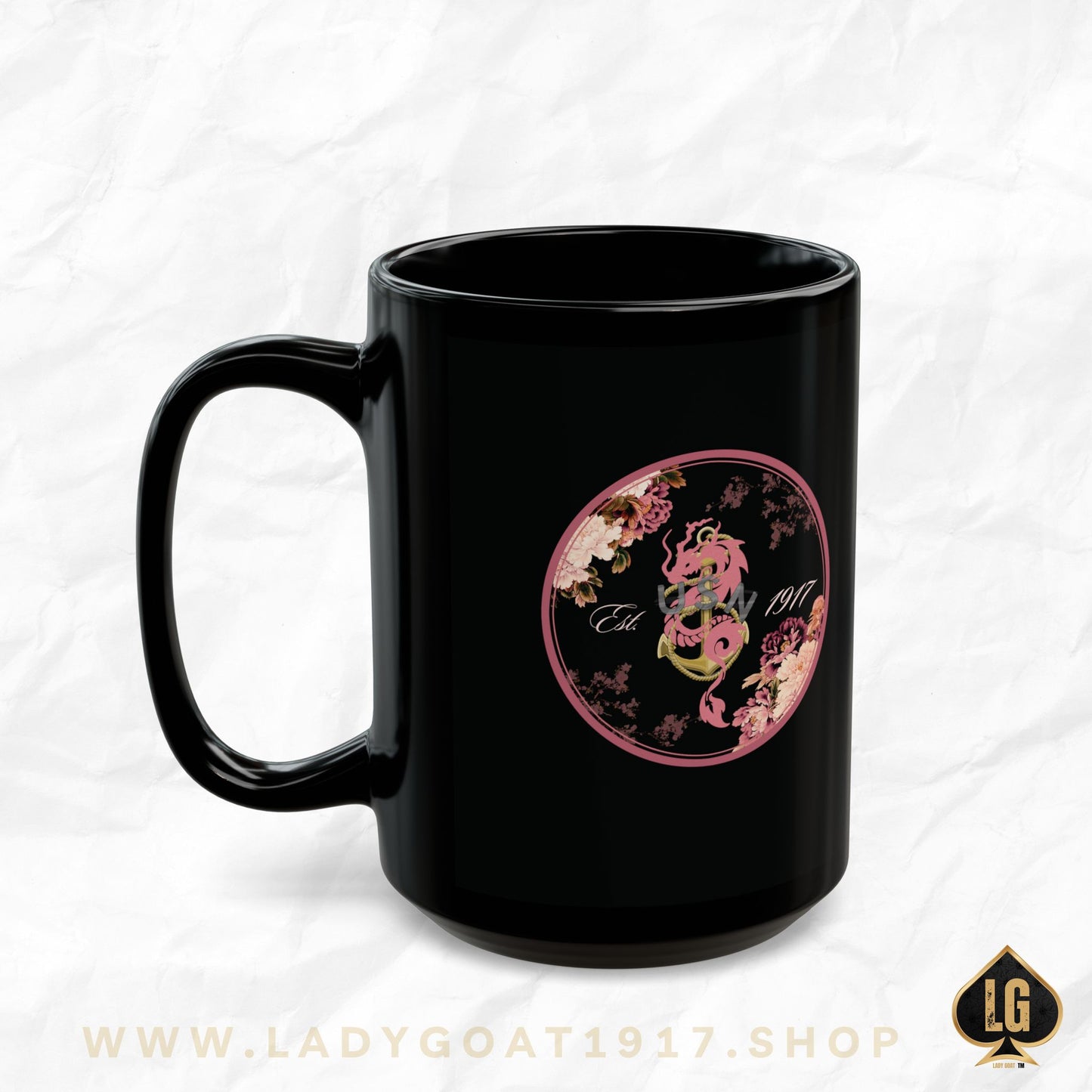 FY25 Lady Goats Black Mug