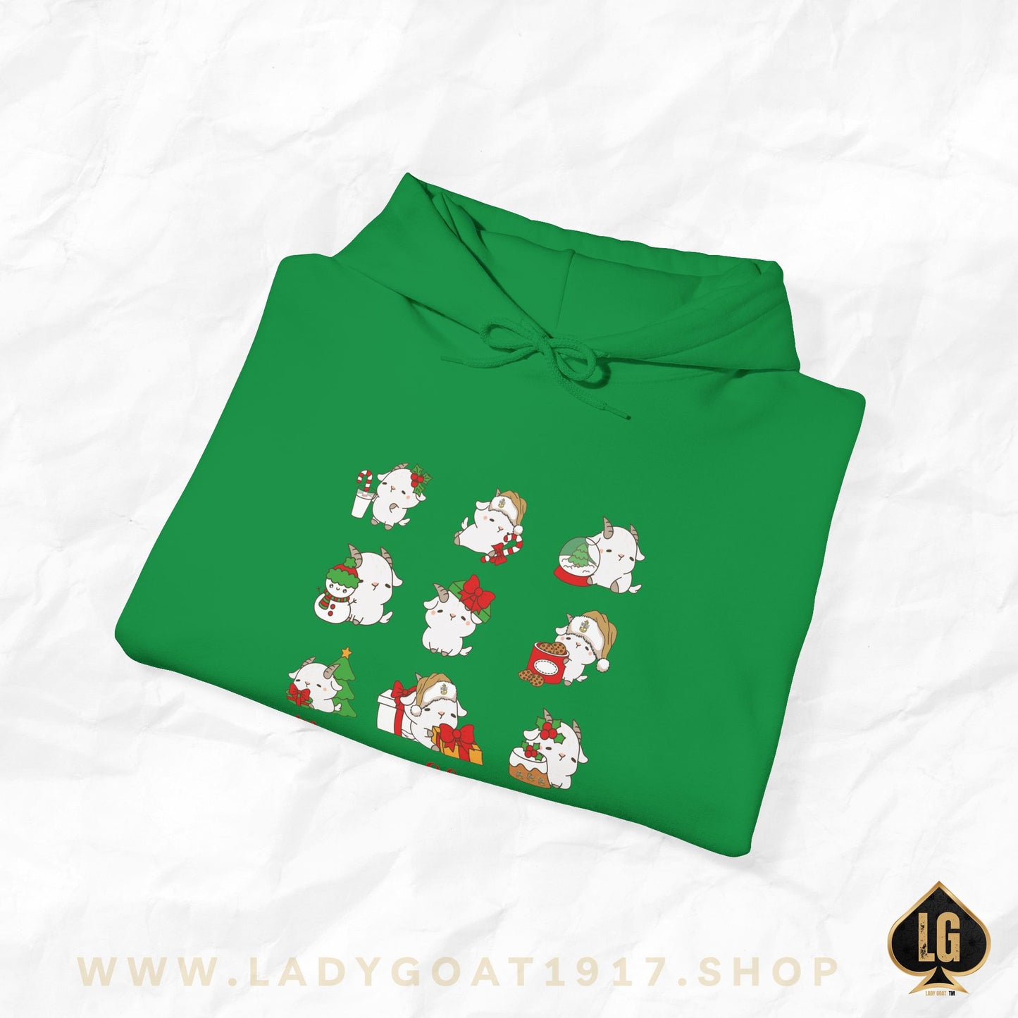 Hello Goat Christmas Unisex Hoodie