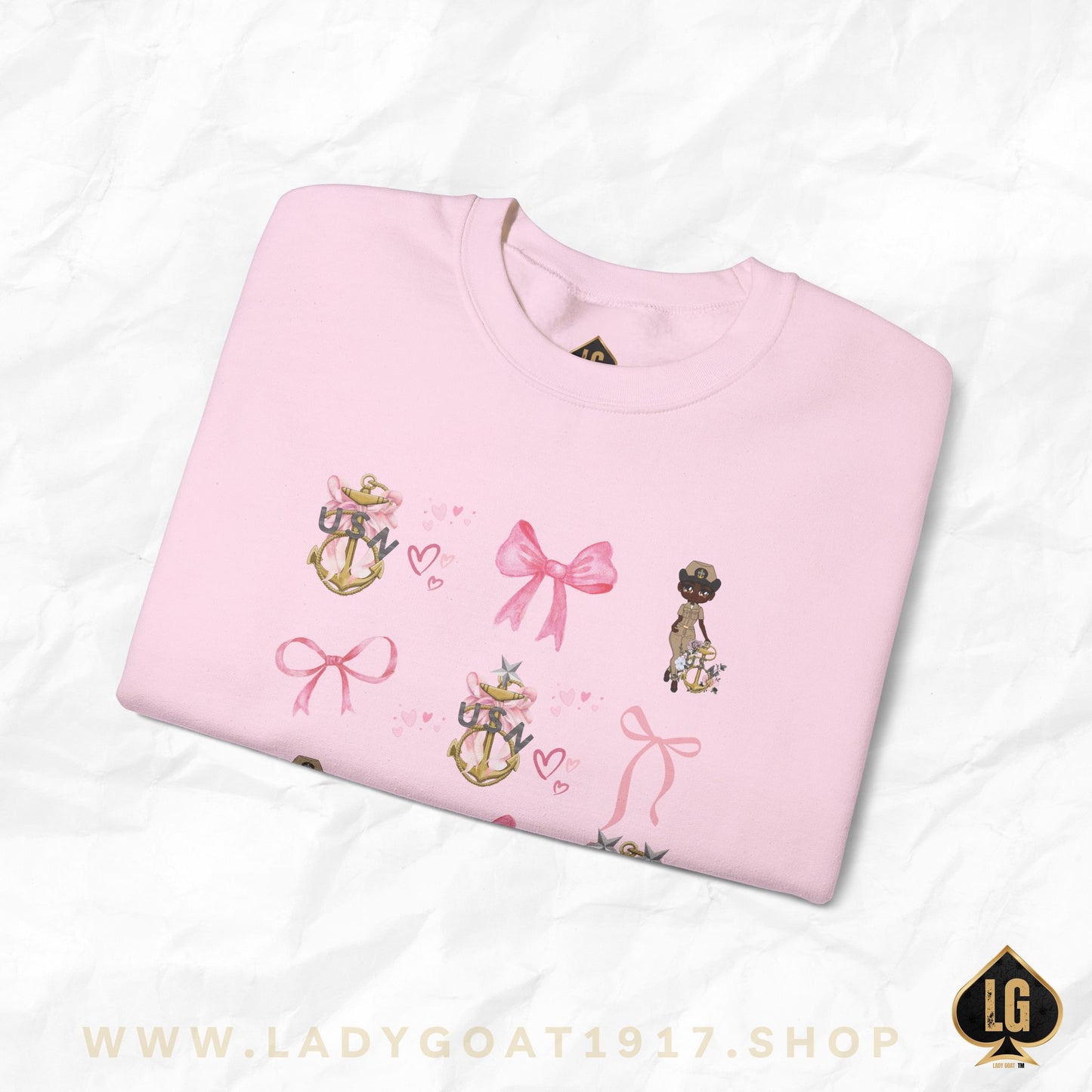 Lady Goat Coquette V3 Crewneck Sweater