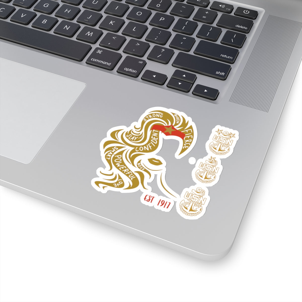 WW OG Long Hair Gold Sticker