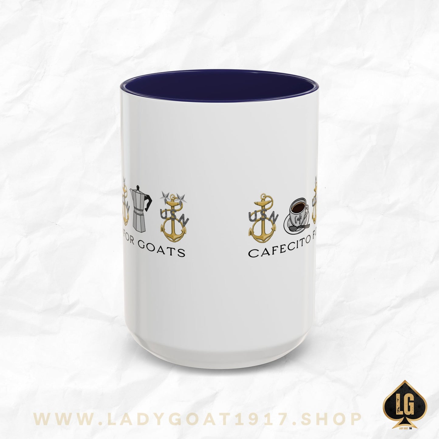 Vintage Cafecito for Goats Coffee Mug 15oz