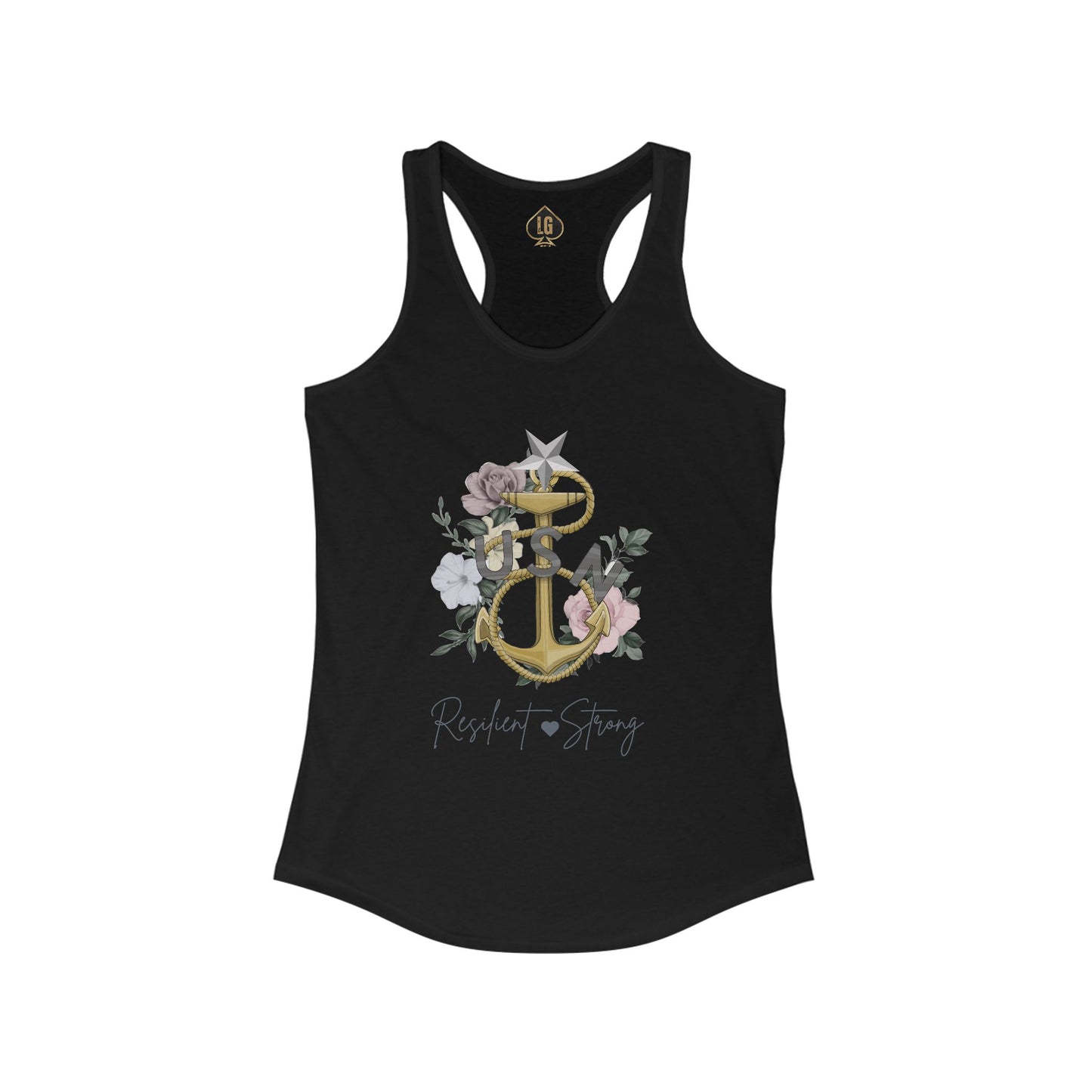 Resilient and Strong V8 Women's Ideal Racerback Tank