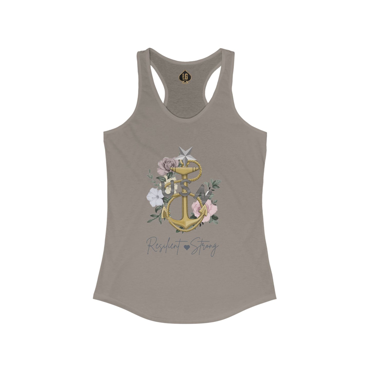 Resilient and Strong V8 Women's Ideal Racerback Tank
