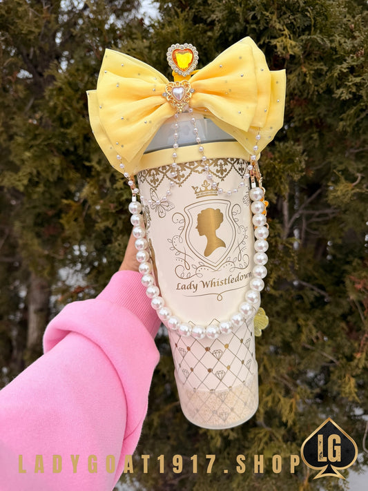 Yellow S4 Bridgerton 40 oz Tumbler W/ Accessories