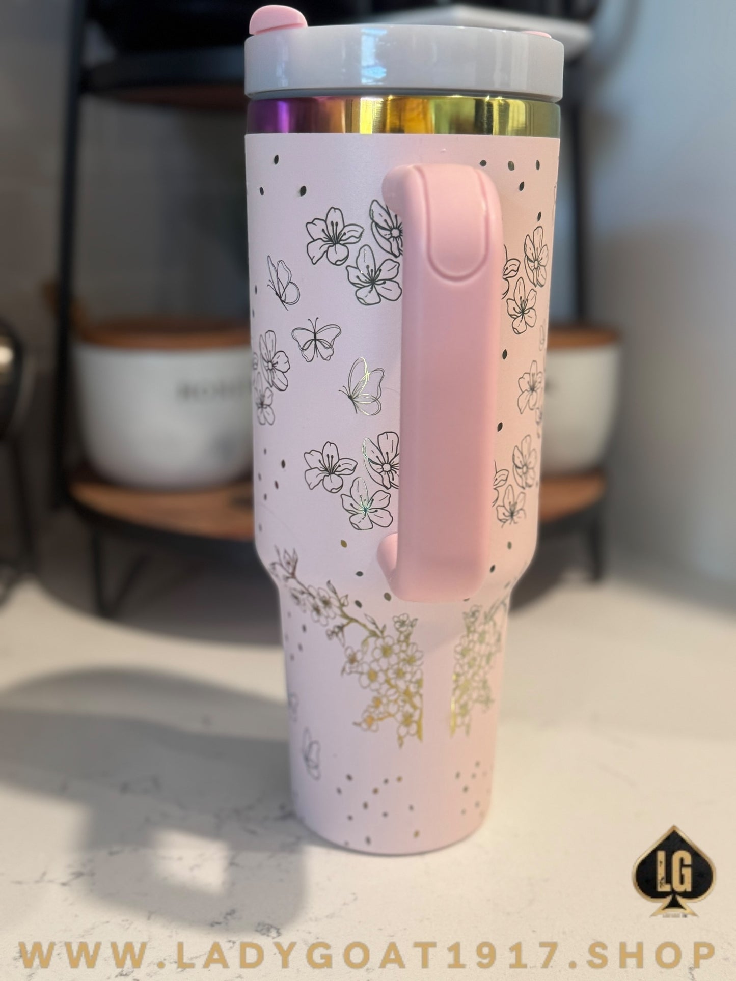 OD Cherry Blossom Tumbler 40oz Tumbler Limited CPO