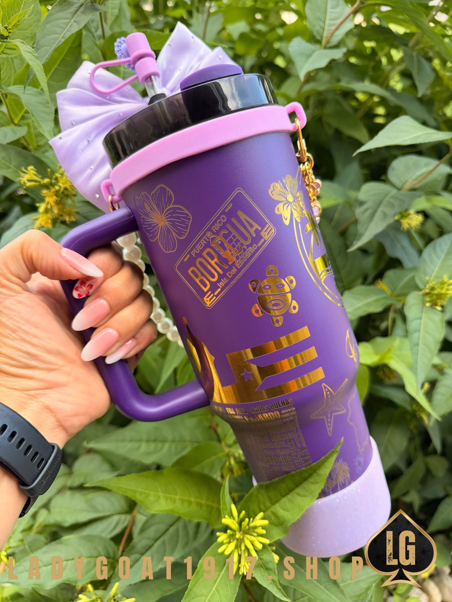 PR 💜 🇵🇷 40 oz Tumbler CUSTOM