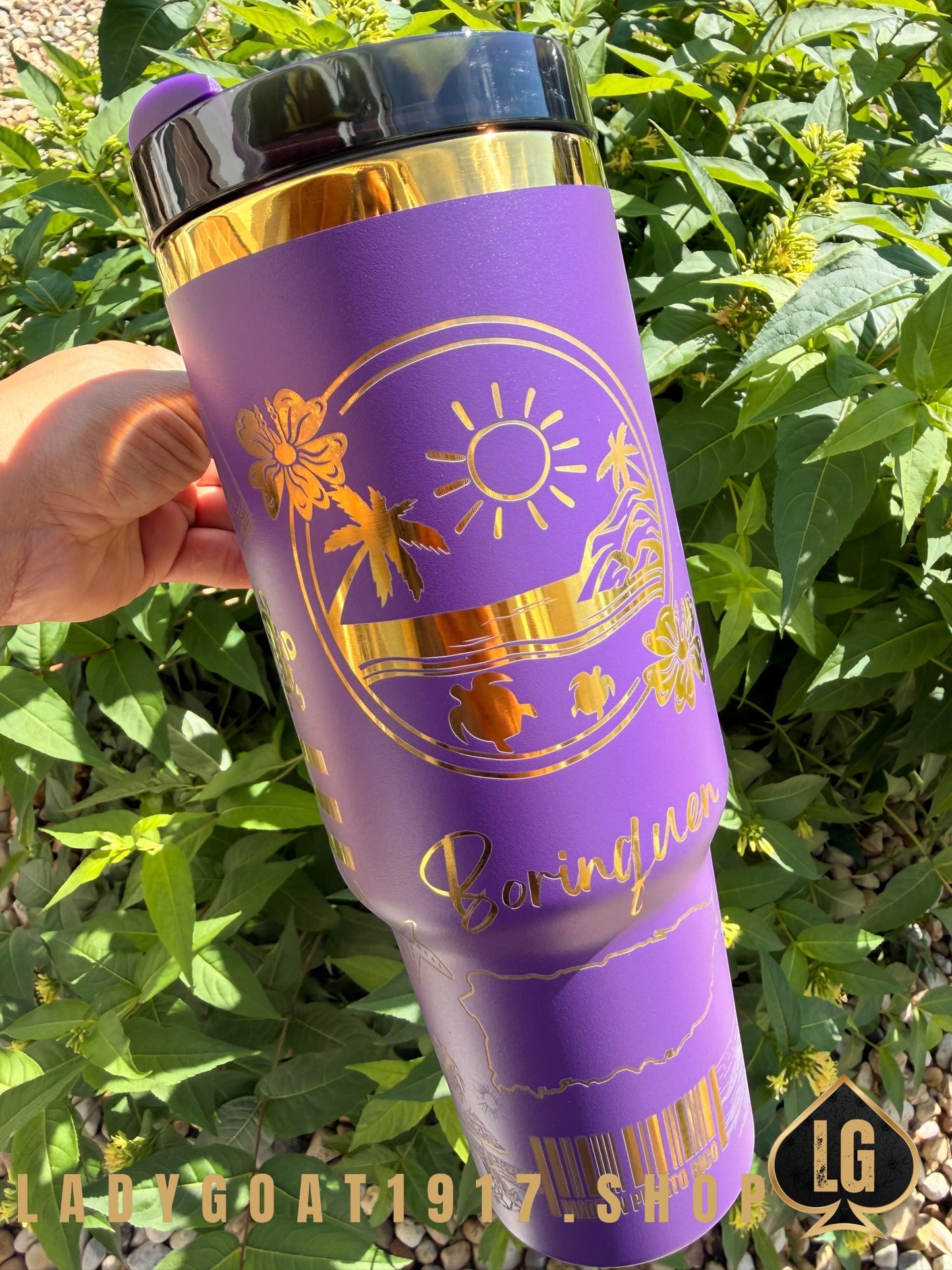 PR 💜 🇵🇷 40 oz Tumbler