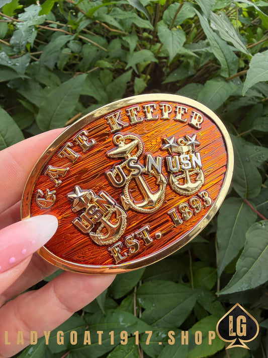 Gate Keepers Belt Buckle 🐐