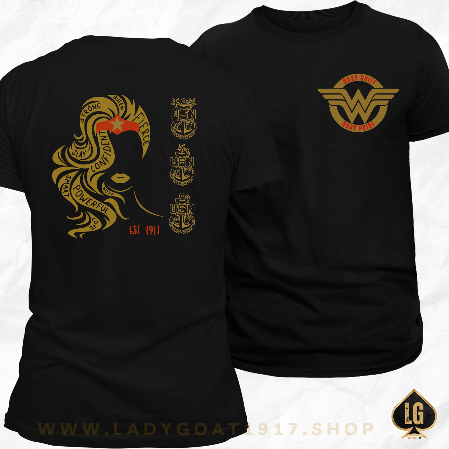 WW OG Long Hair Gold Tee