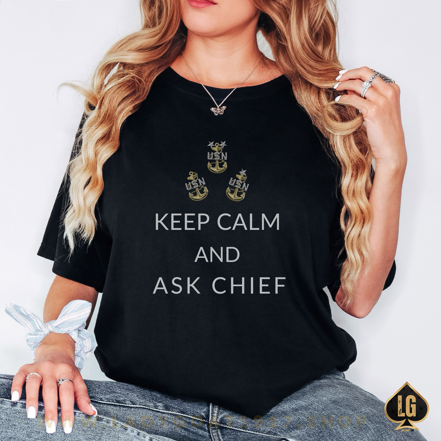 Keep Calm Ask Chief Unisex Tee