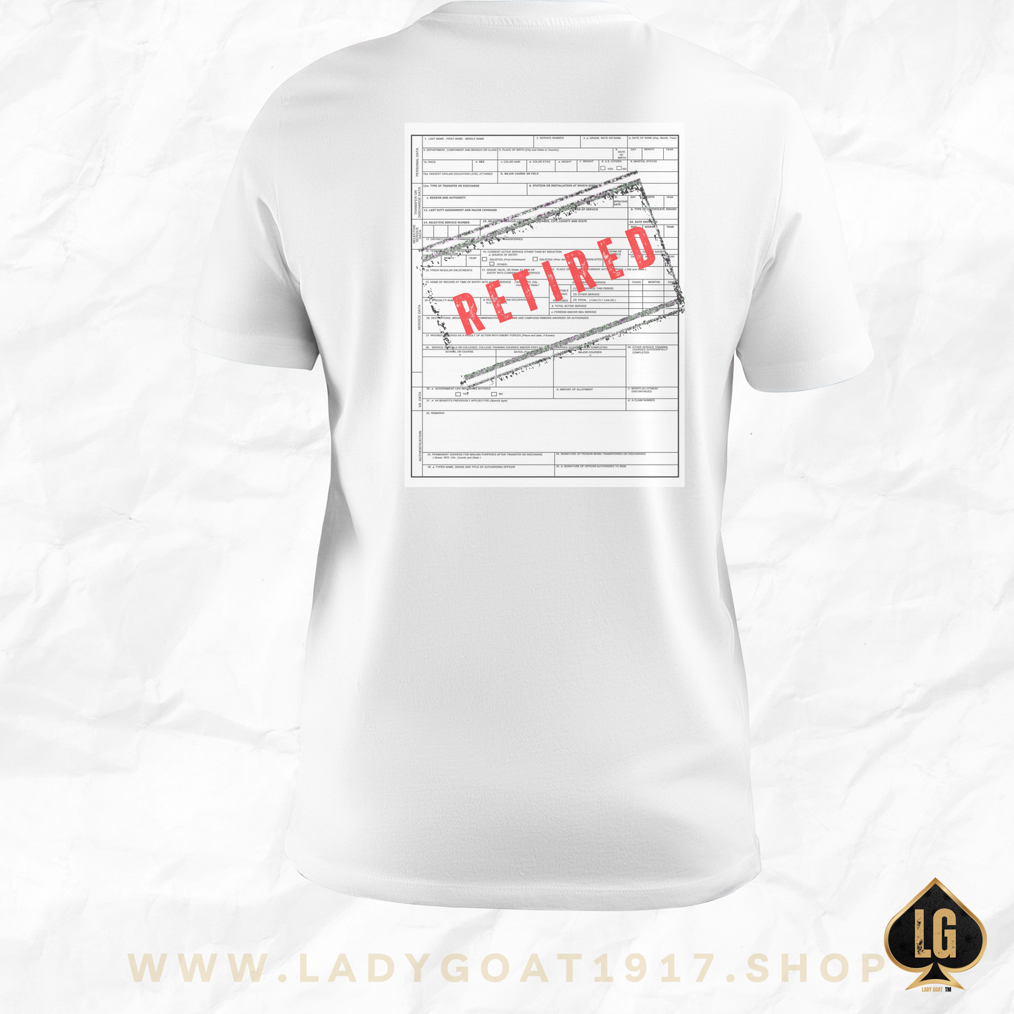 DD214 Retired CPO Unisex Tee