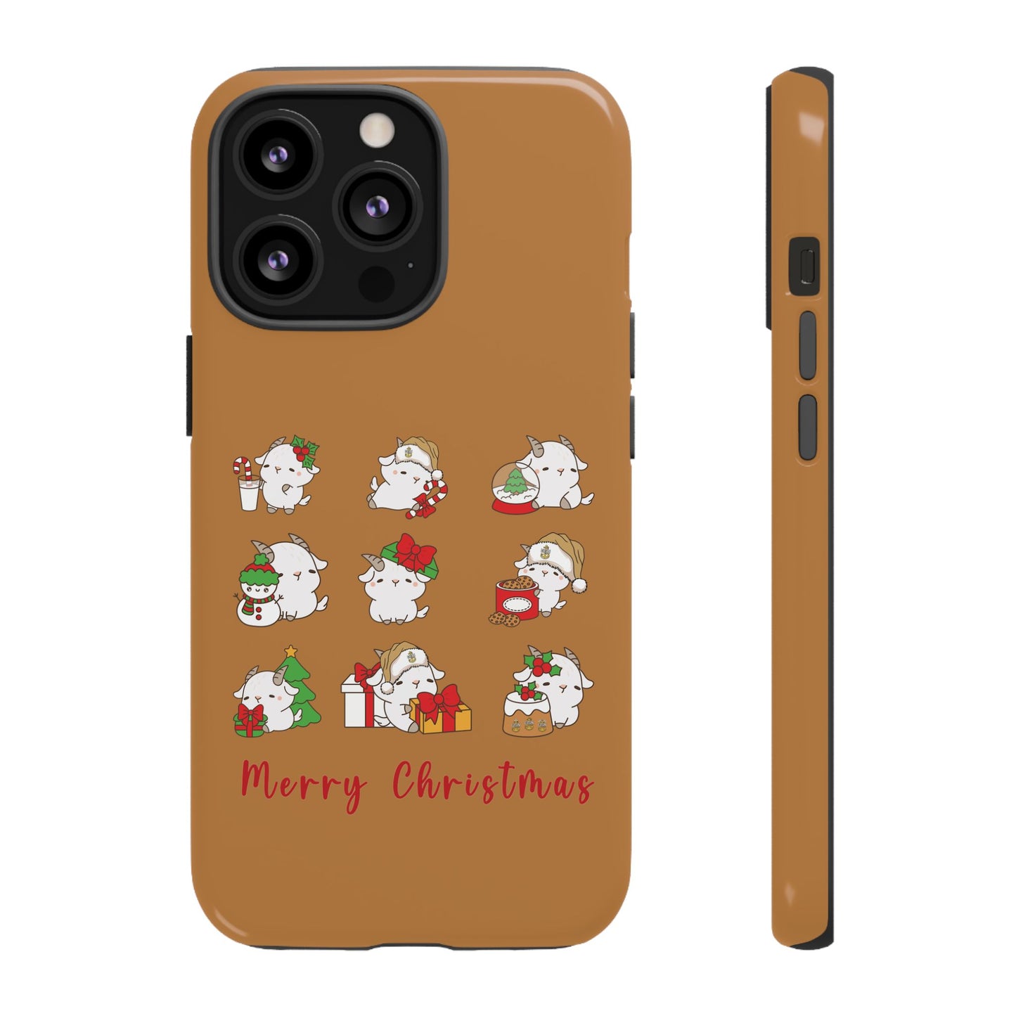 Hello Goat Christmas V1 Tough Phone Case