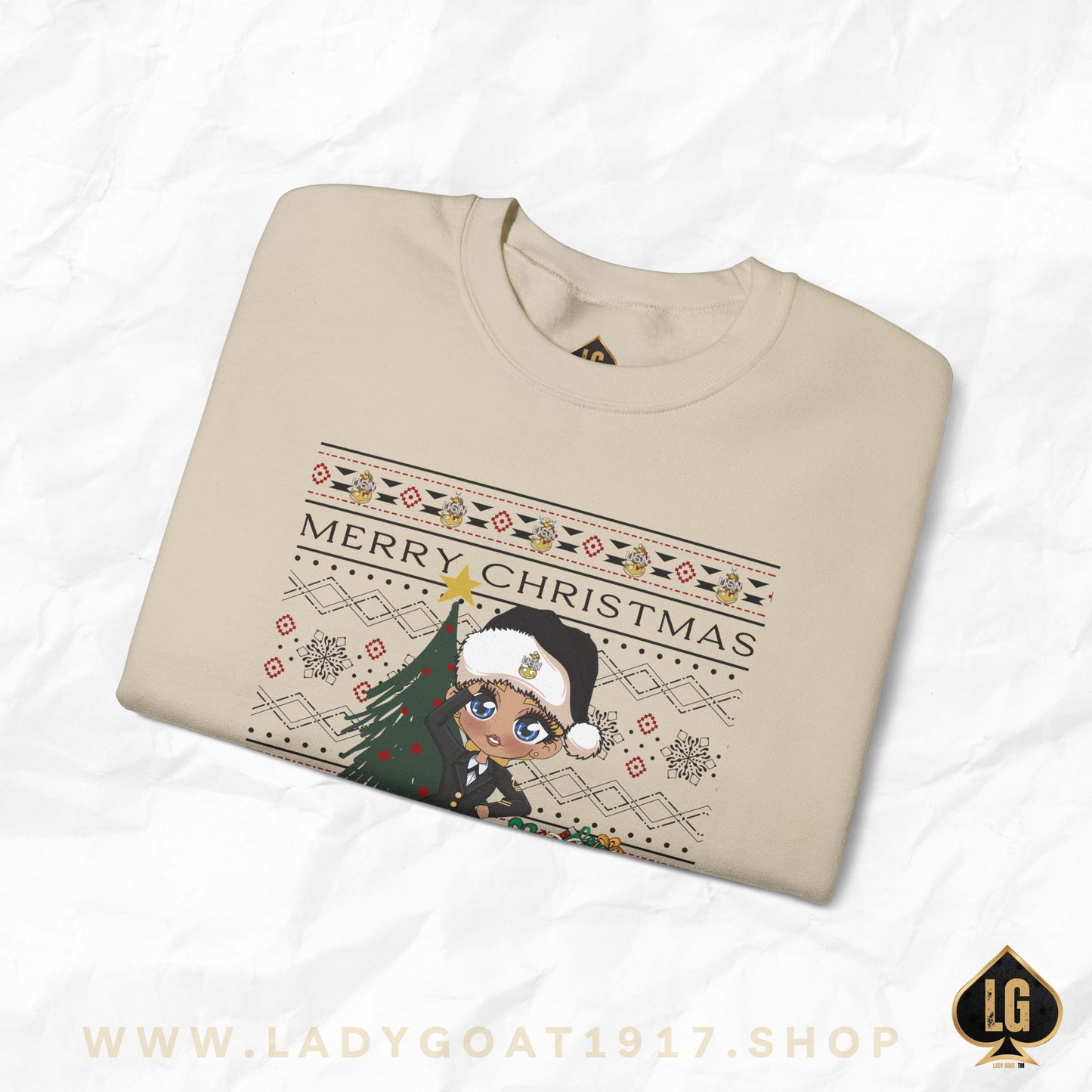 Christmas Blues V8 Crewneck Sweater