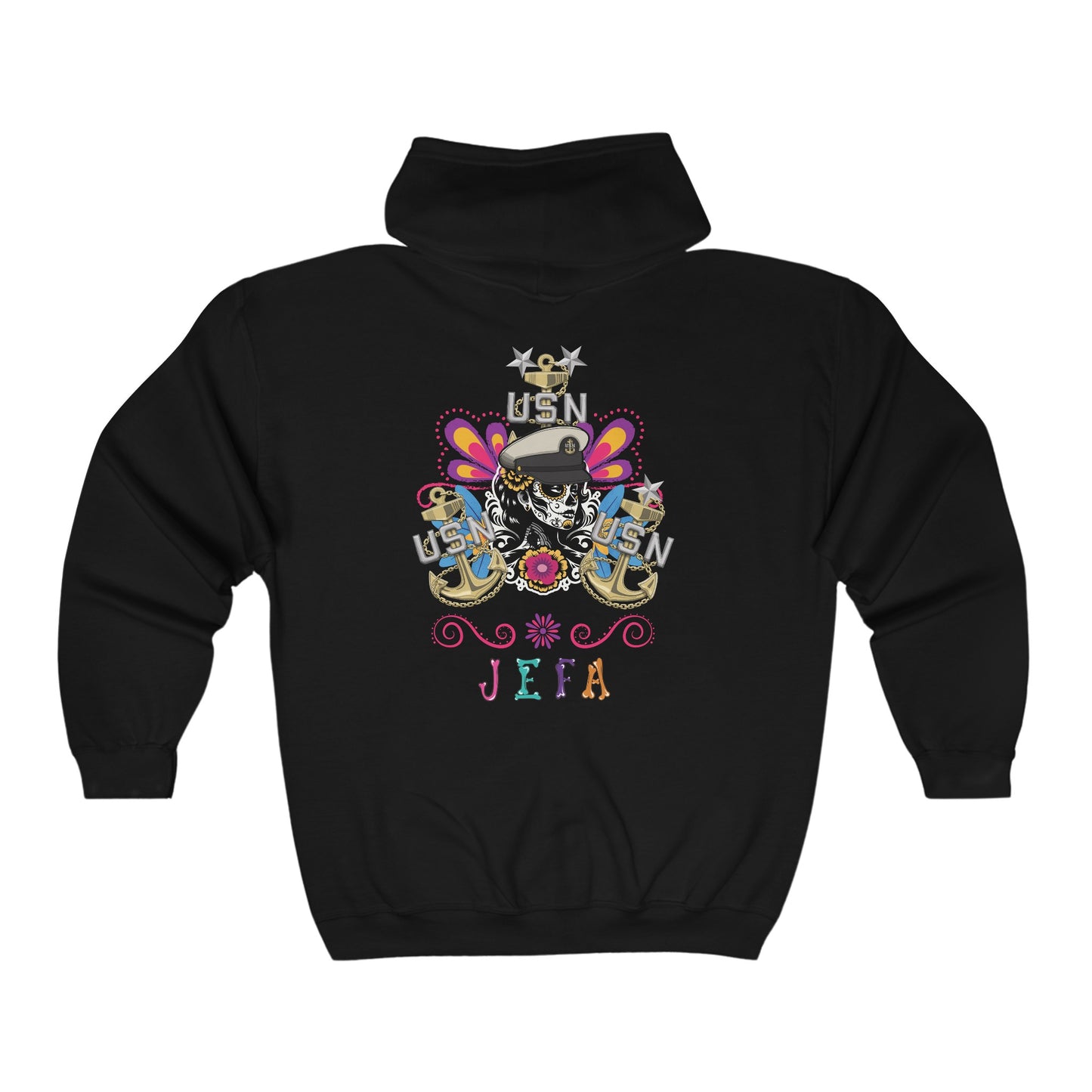 Jefa 2.0 DLM Zip Up Unisex Hoodie