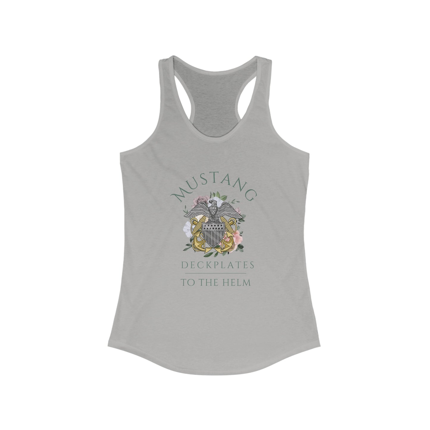 Navy Officer Women's Ideal Racerback Tank