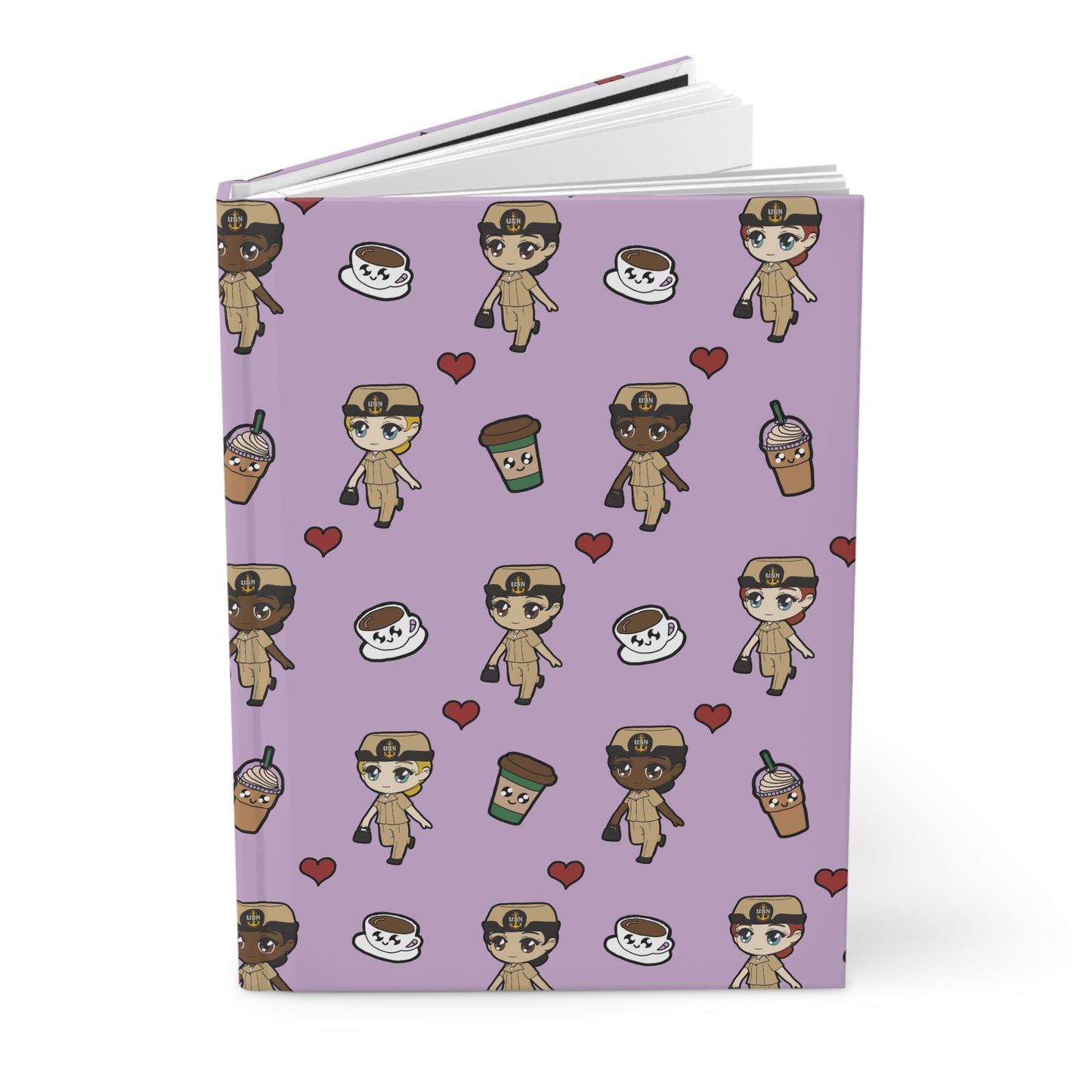 Chibi Coffee Chief Hardcover Journal Matte