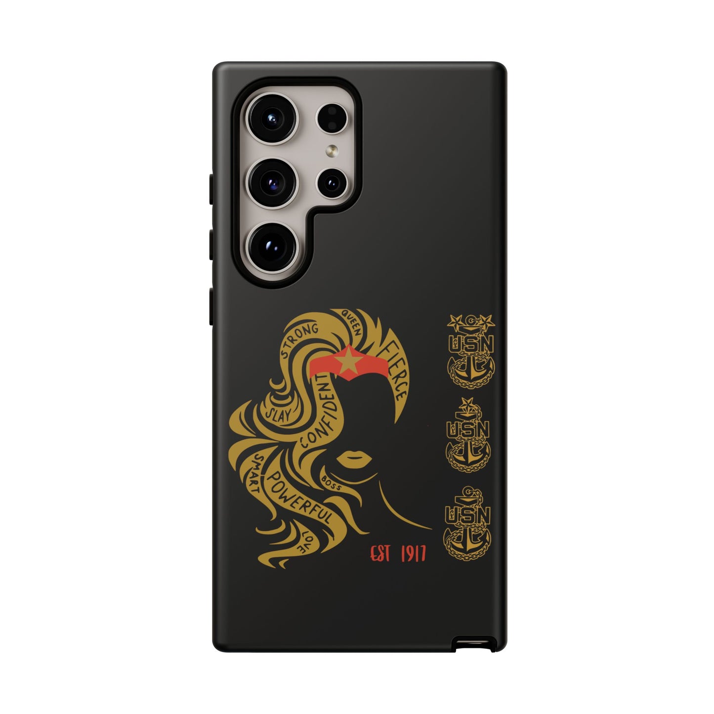 WW OG Long Hair Gold Phone Case