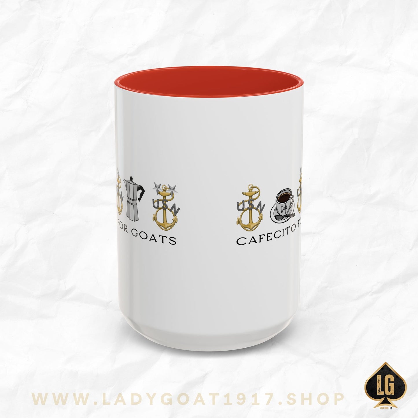 Vintage Cafecito for Goats Coffee Mug 15oz