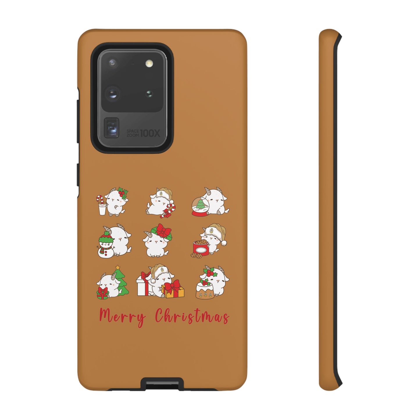 Hello Goat Christmas V1 Tough Phone Case