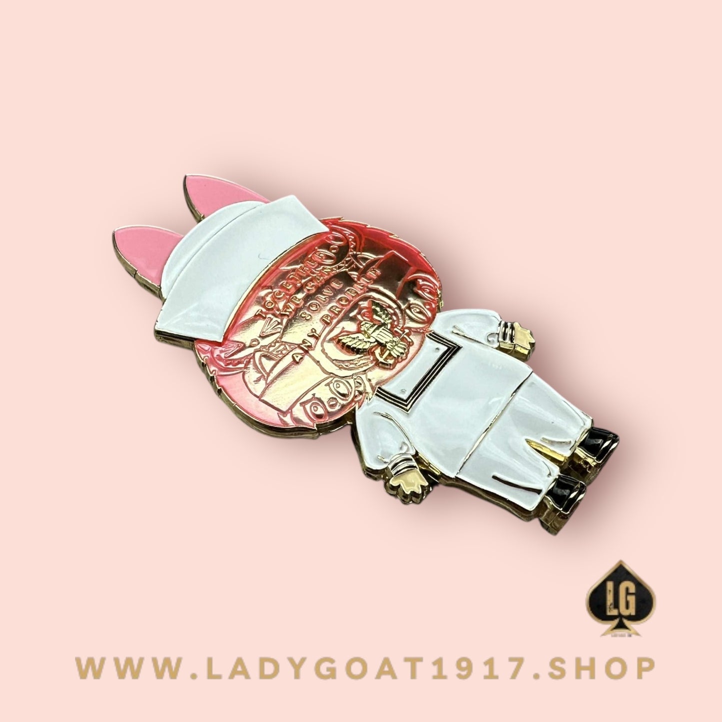 LaSailor Challenge Coin 25”PRE-SALE****Pink Whites