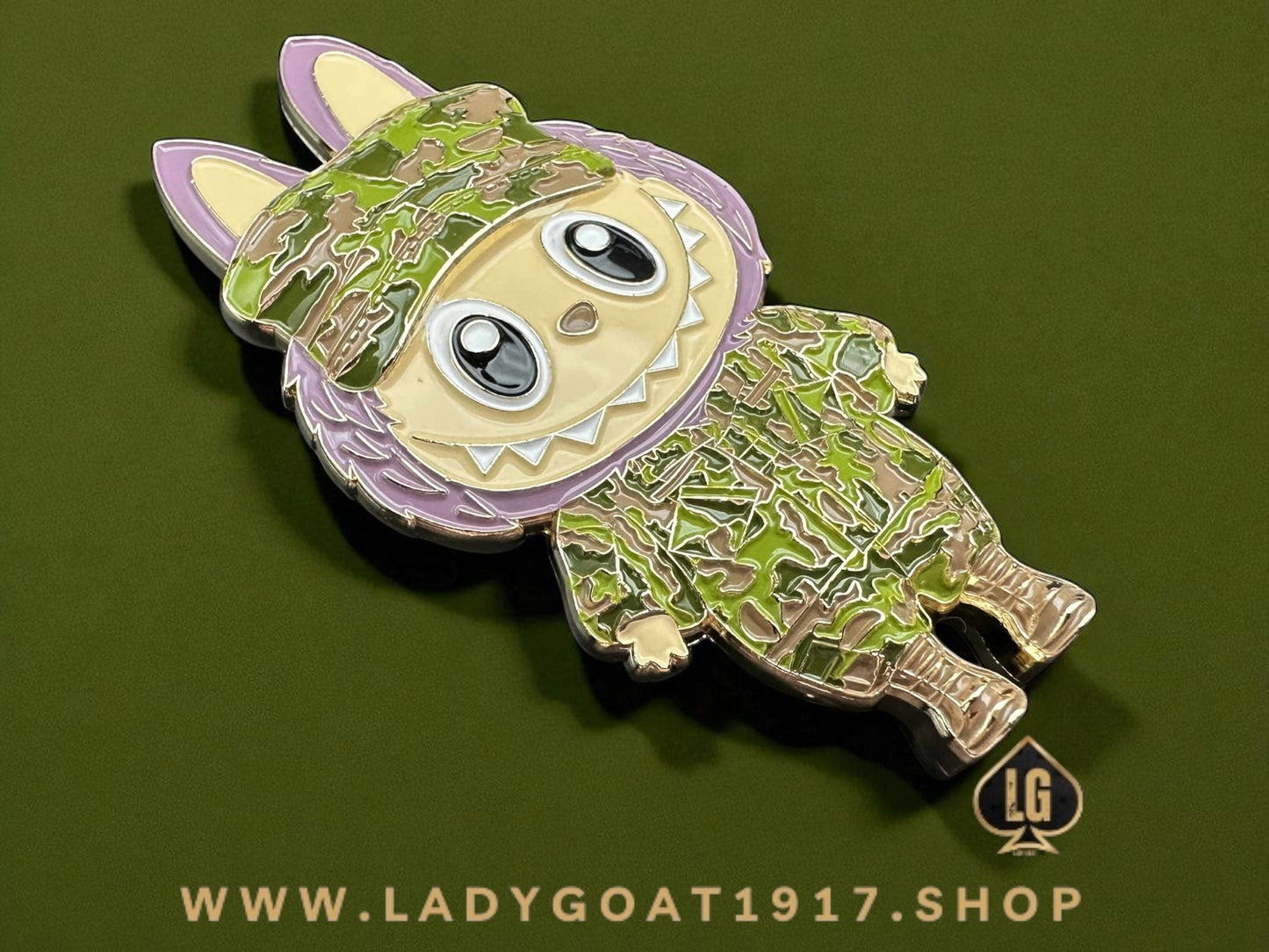 LaSoldier Challenge Coin 25”PRE-SALE****Purple