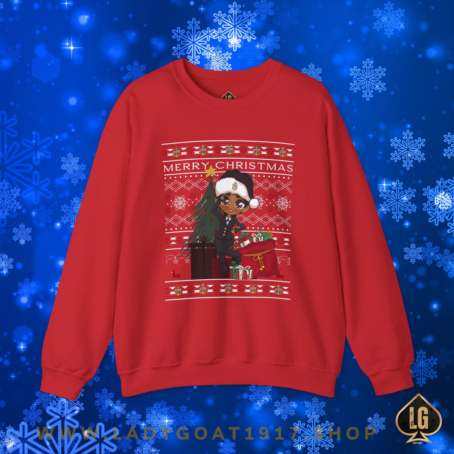 Christmas Blues V1 Crewneck Sweater