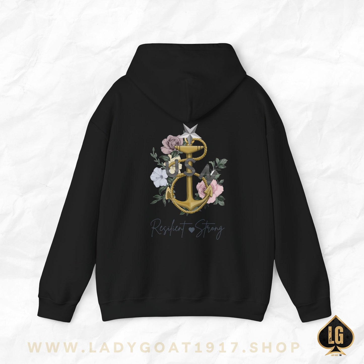 Resilient and Strong V8 Unisex Hoodie