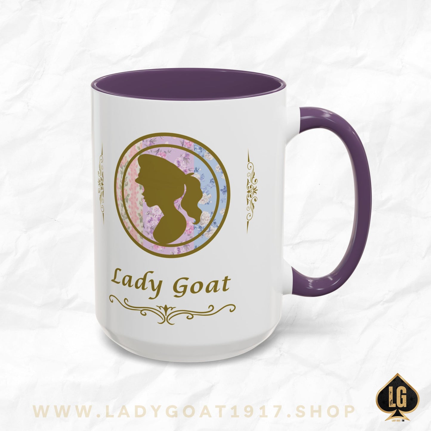 LADYGOATFANCY V4 Accent Coffee Mug 15oz