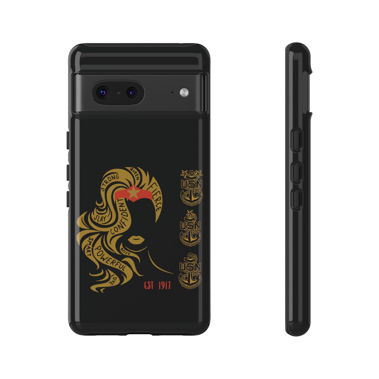 WW OG Long Hair Gold Phone Case