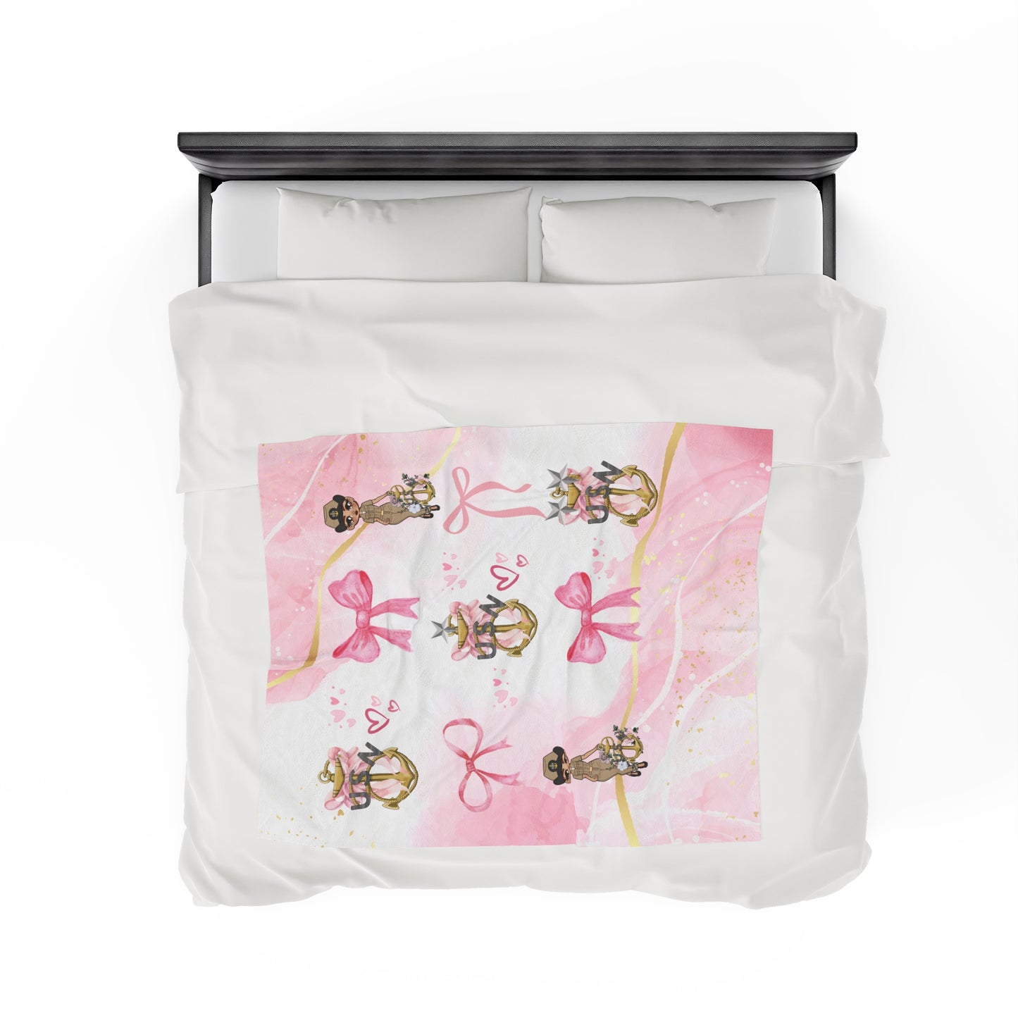 Lady Goat Coquette V8 Fleece Blanket