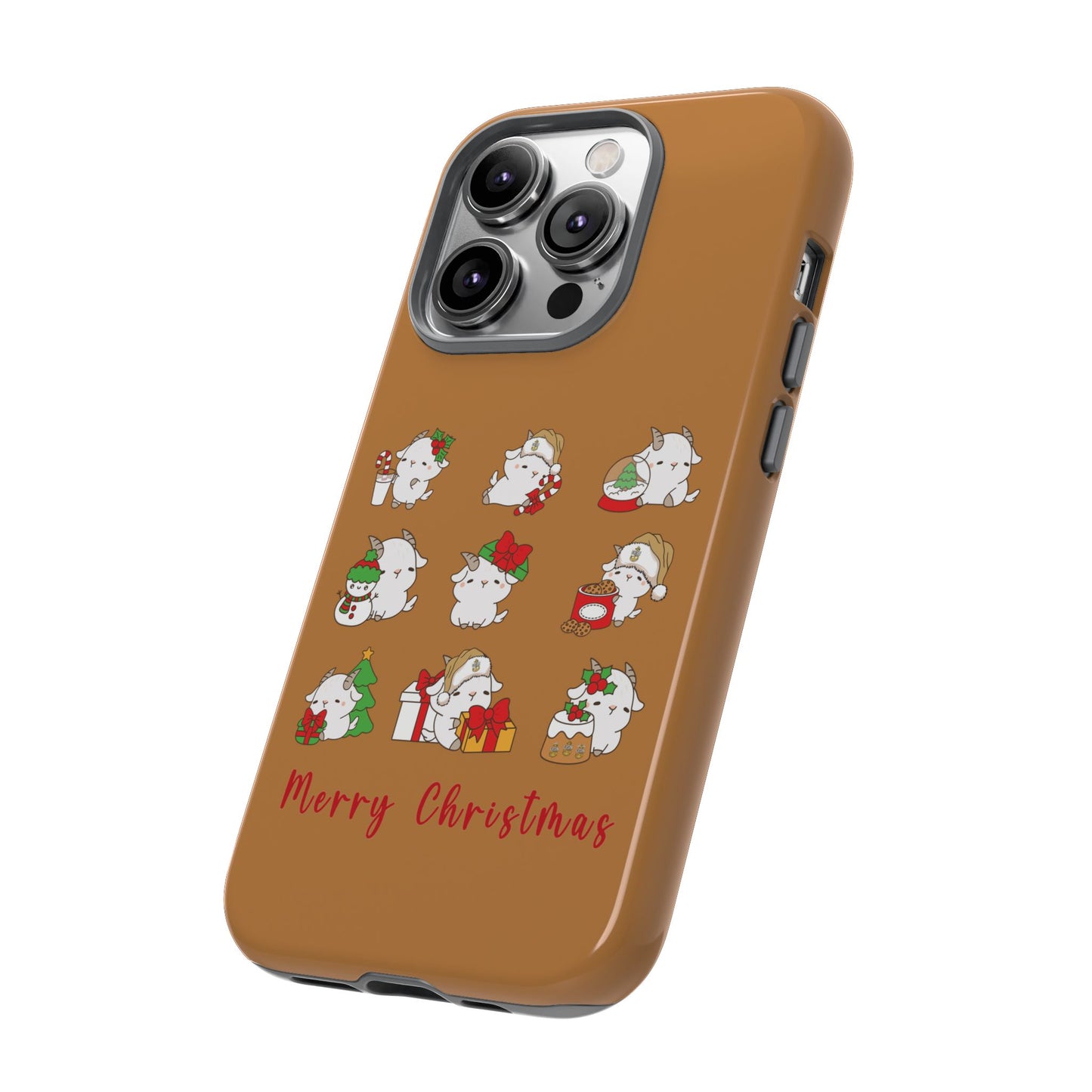 Hello Goat Christmas V1 Tough Phone Case