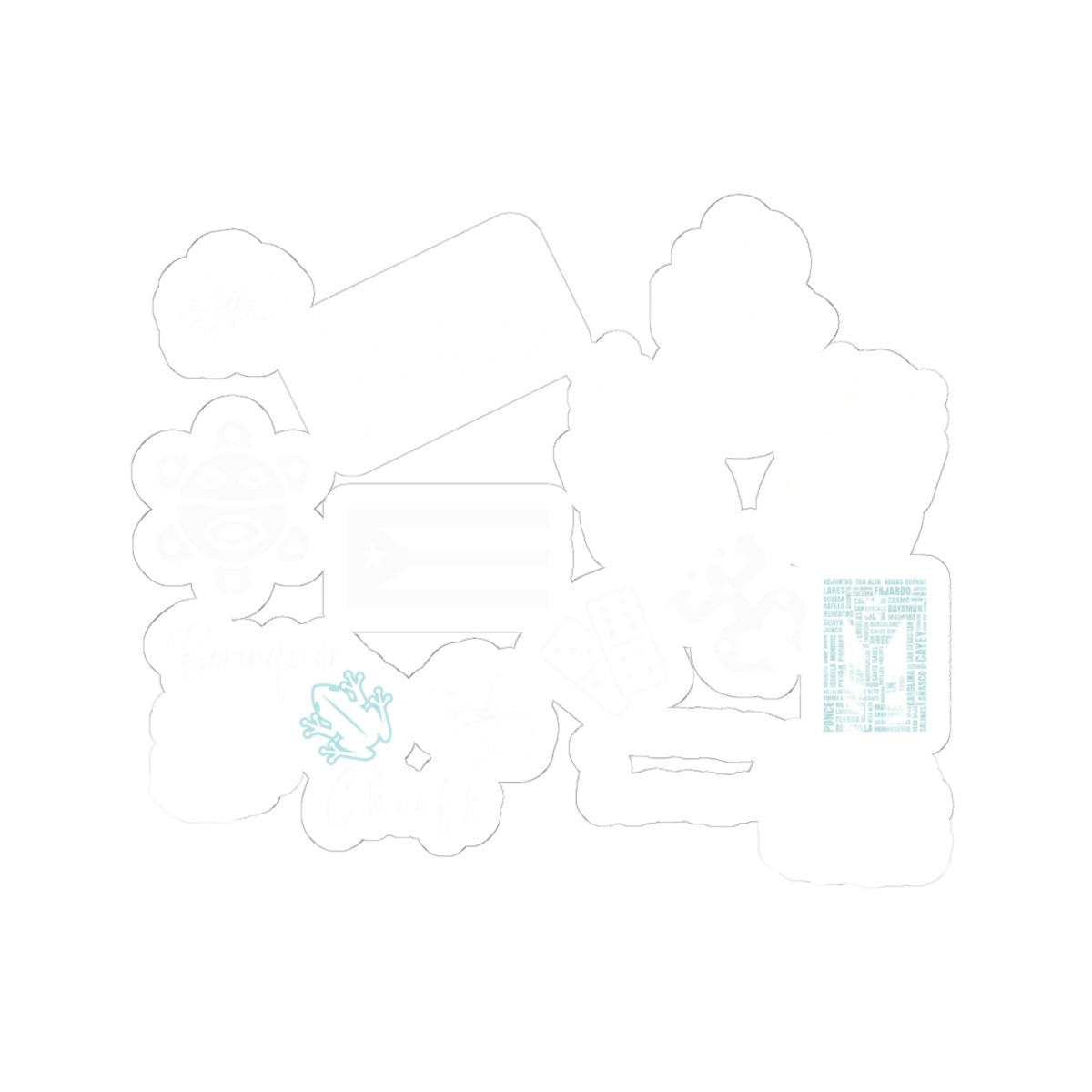 Azul Clarita Sticker