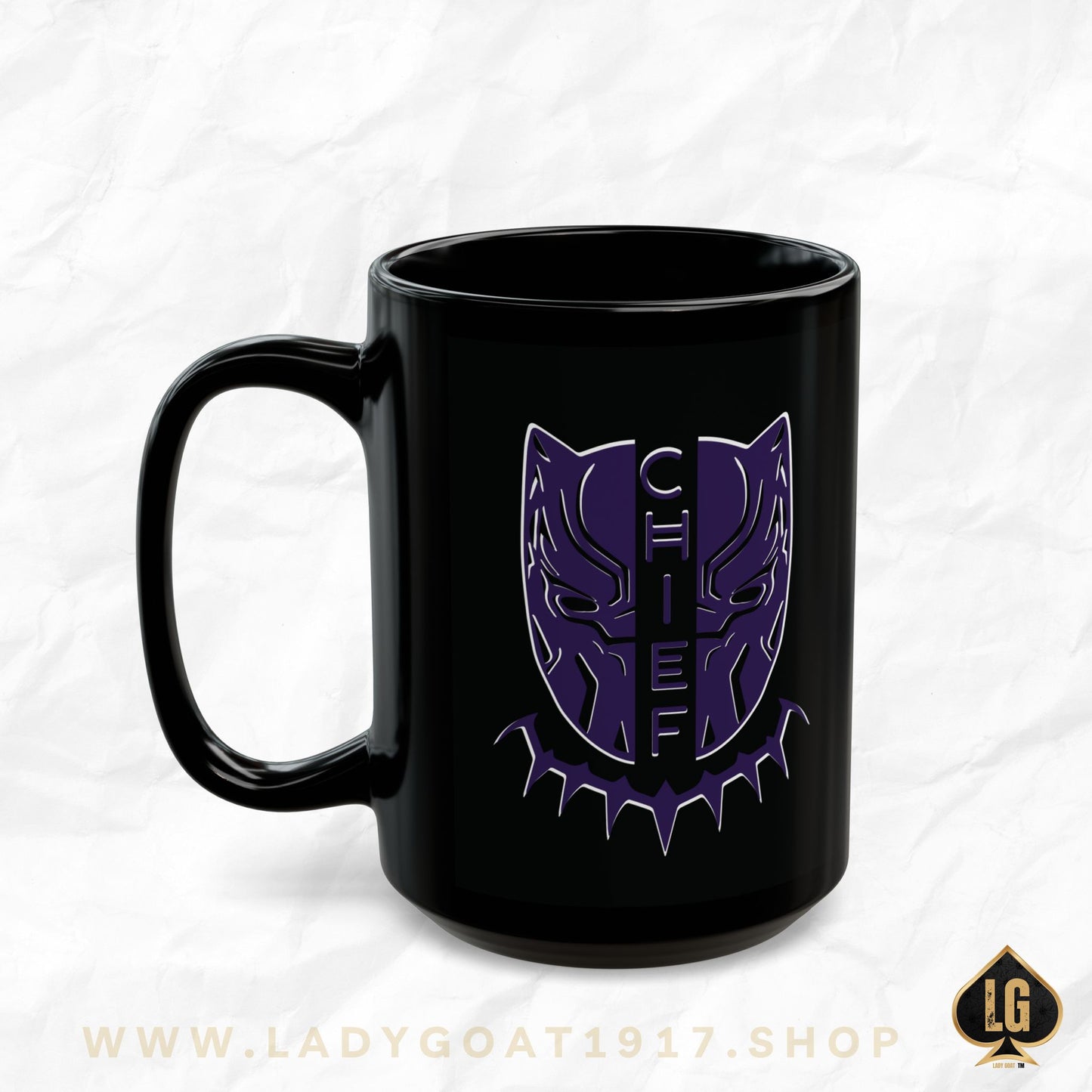 Chief Forever Black Mug