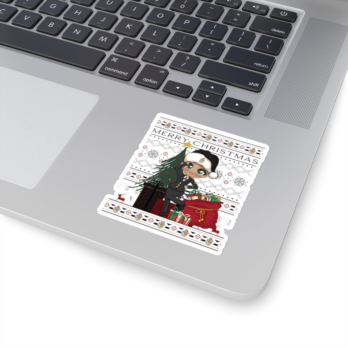 Christmas  Blues V9 Stickers