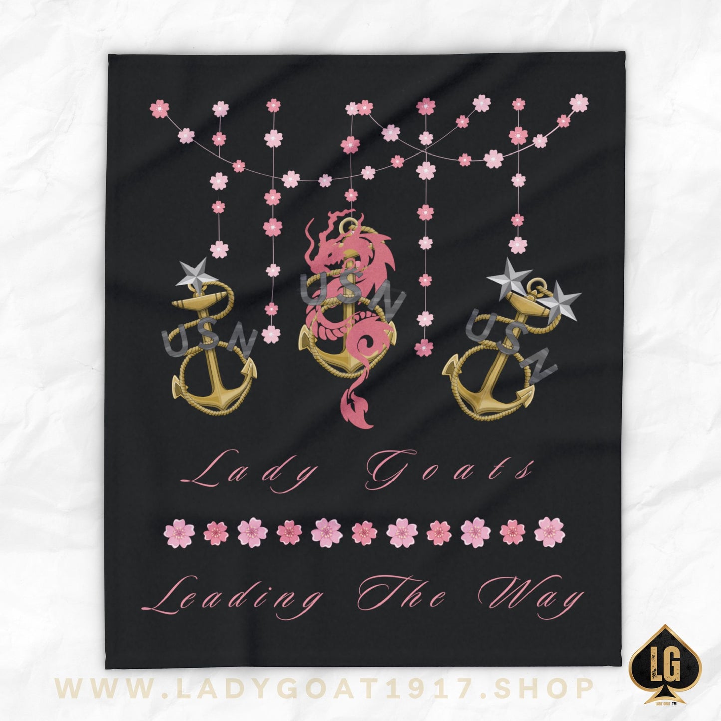 FY25 Lady Goat Fleece Blanket
