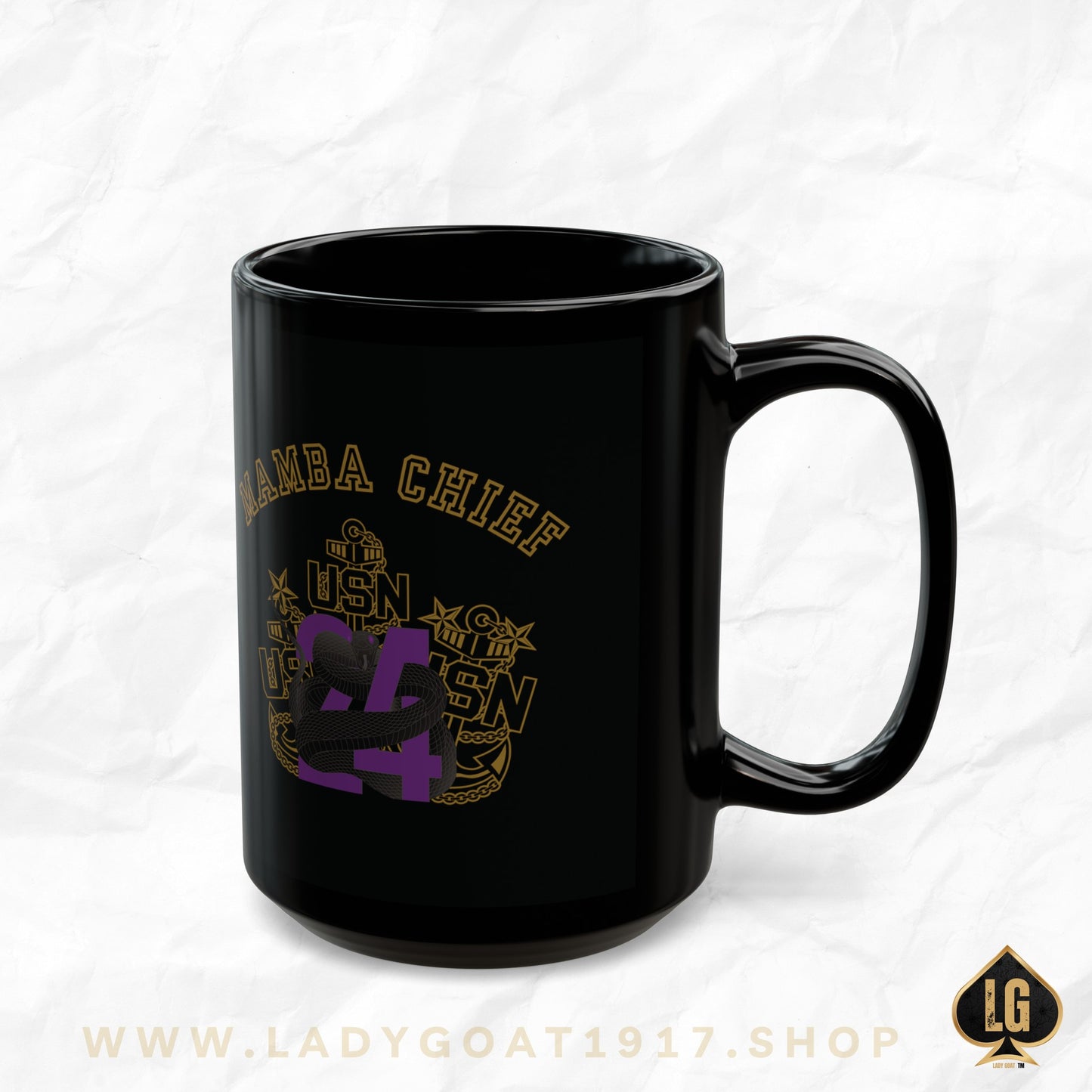 Mamba 24 Black Mug
