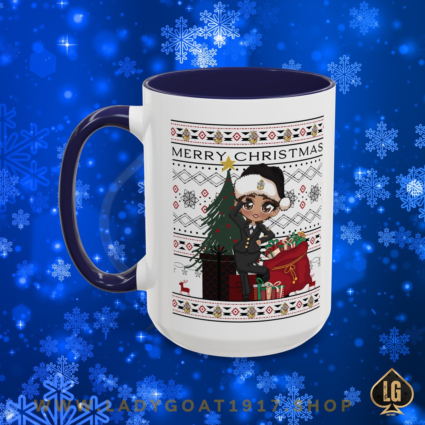 Christmas Blues V5  15oz Mug