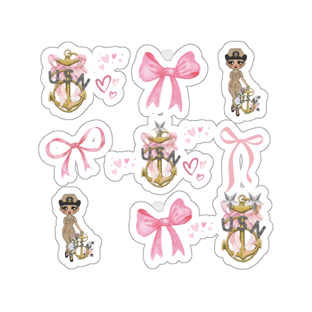 Lady Goat Coquette V9 Stickers