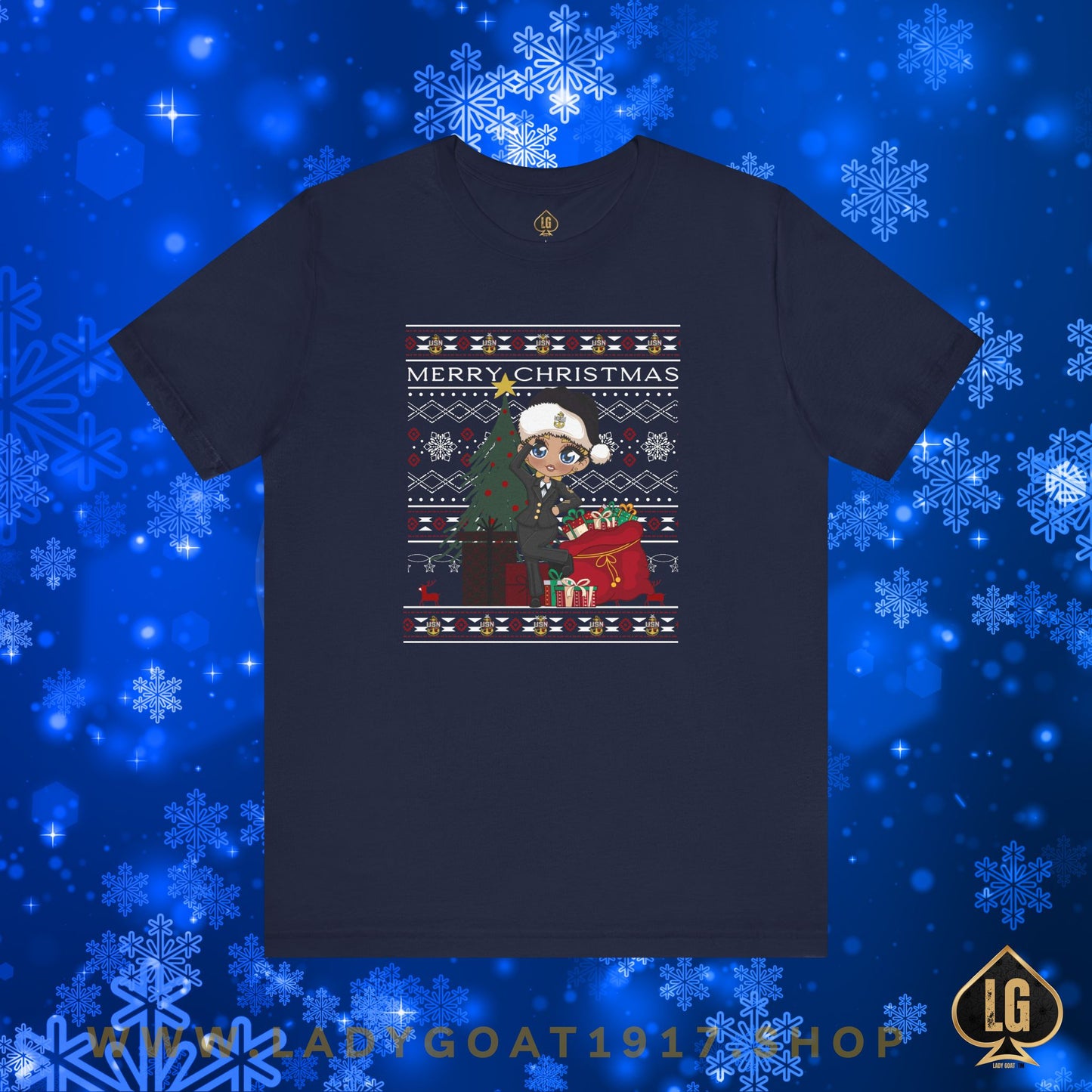 Christmas Blues V8 Unisex Tee