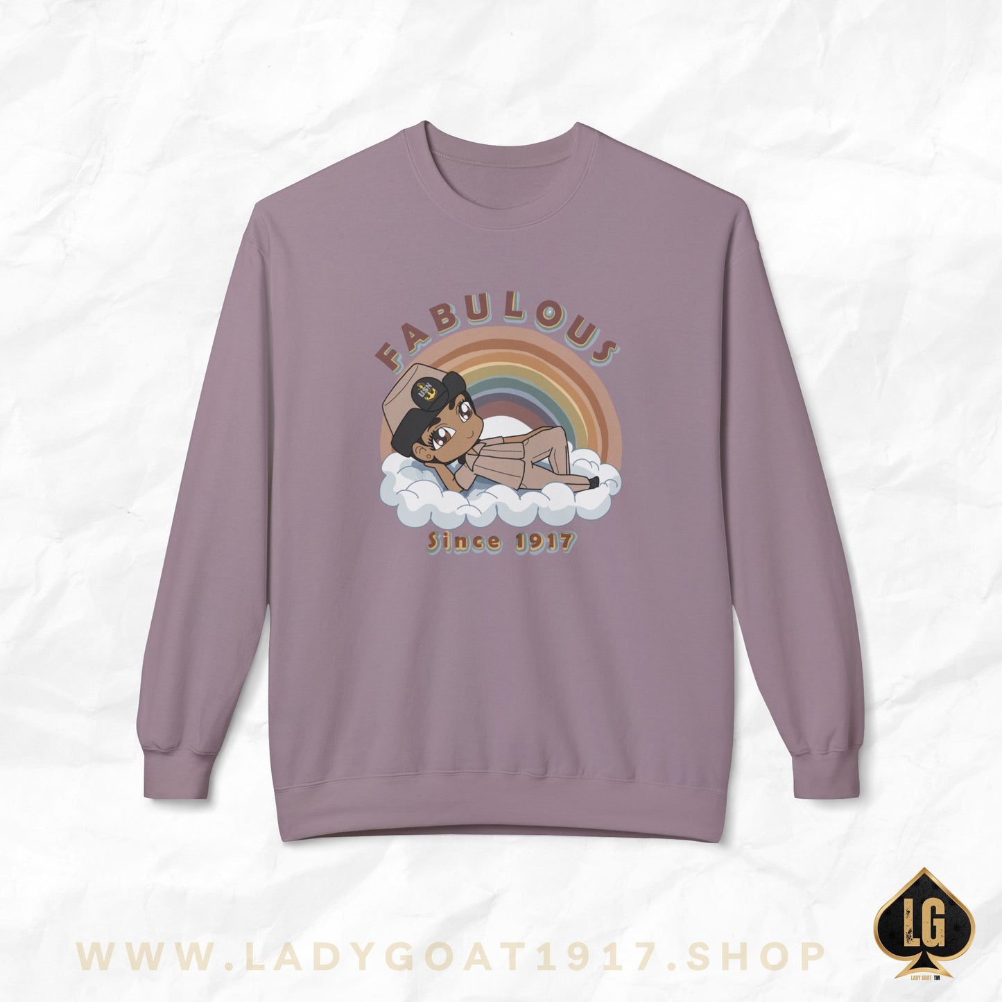 Fabulous V1 Unizex Softstyle Fleece Sweatshirt