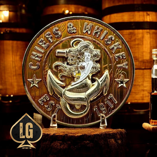 Chiefs and Whiskey Challenge Coin