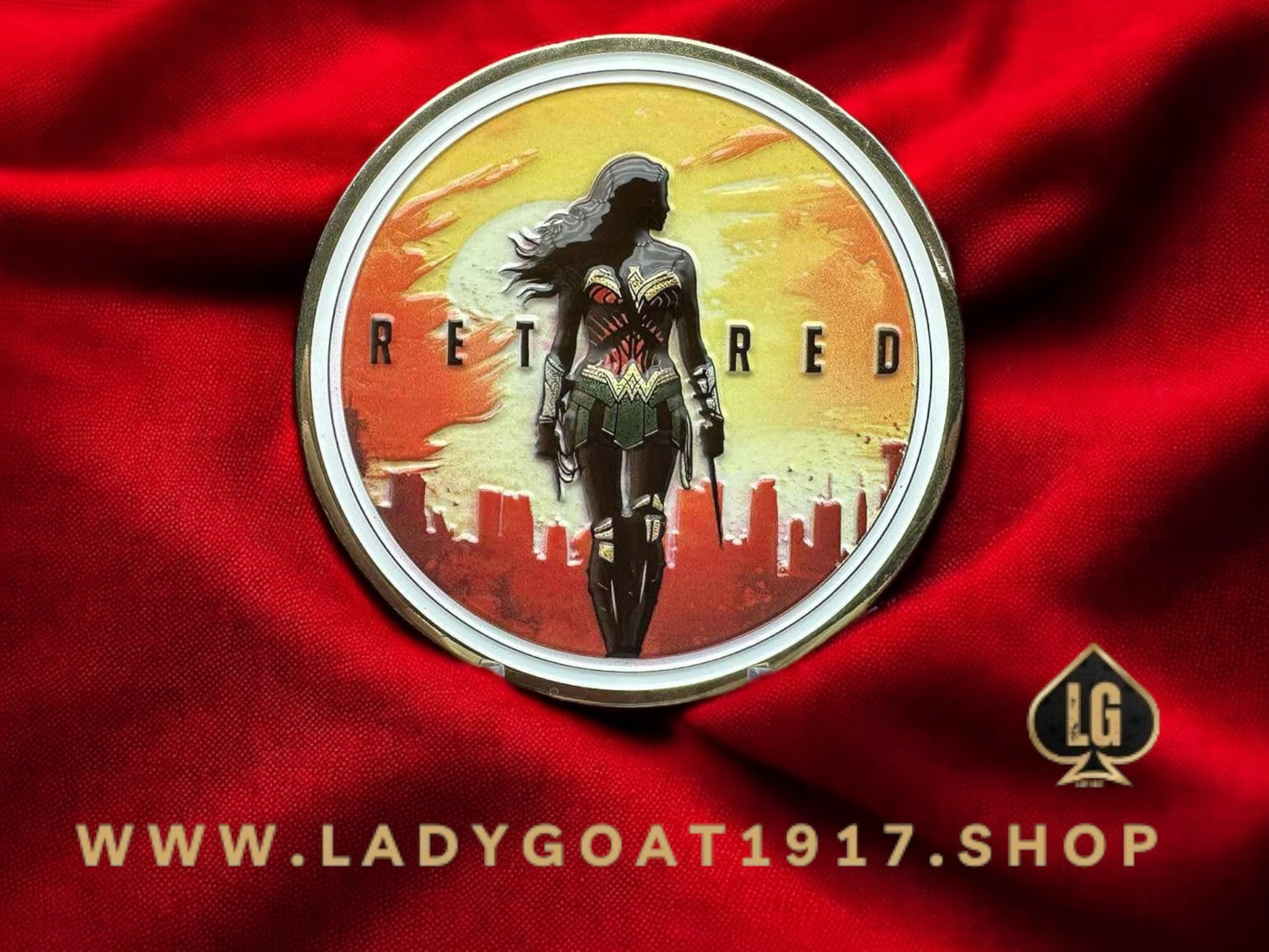 WW Retired Challenge Coin 25”