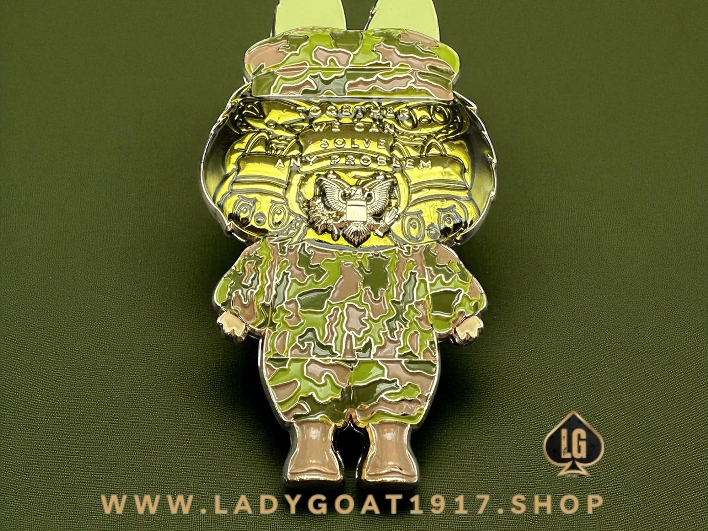 LaSoldier Challenge Coin 25”PRE-SALE**** Green