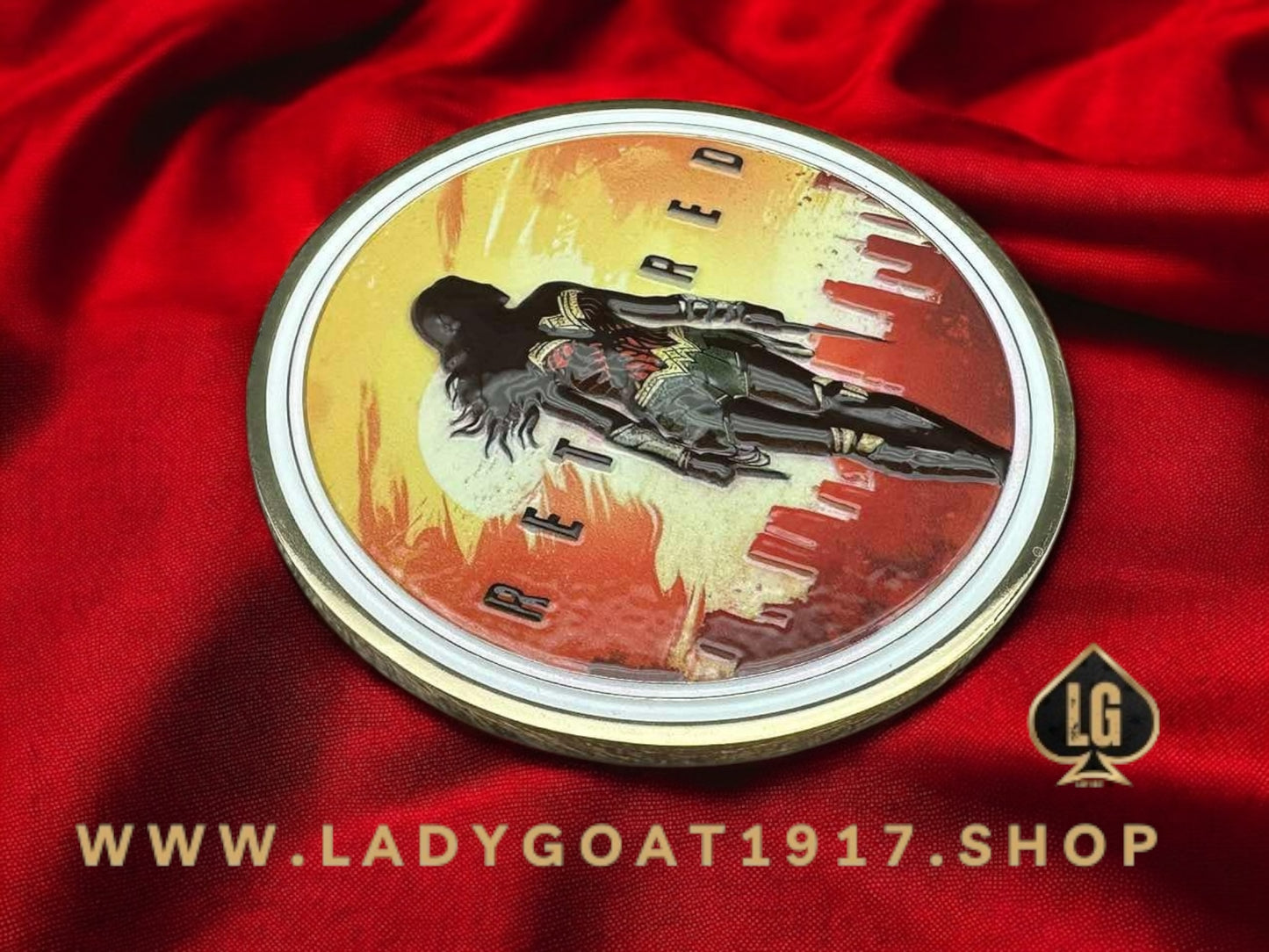 WW Retired Challenge Coin 25”