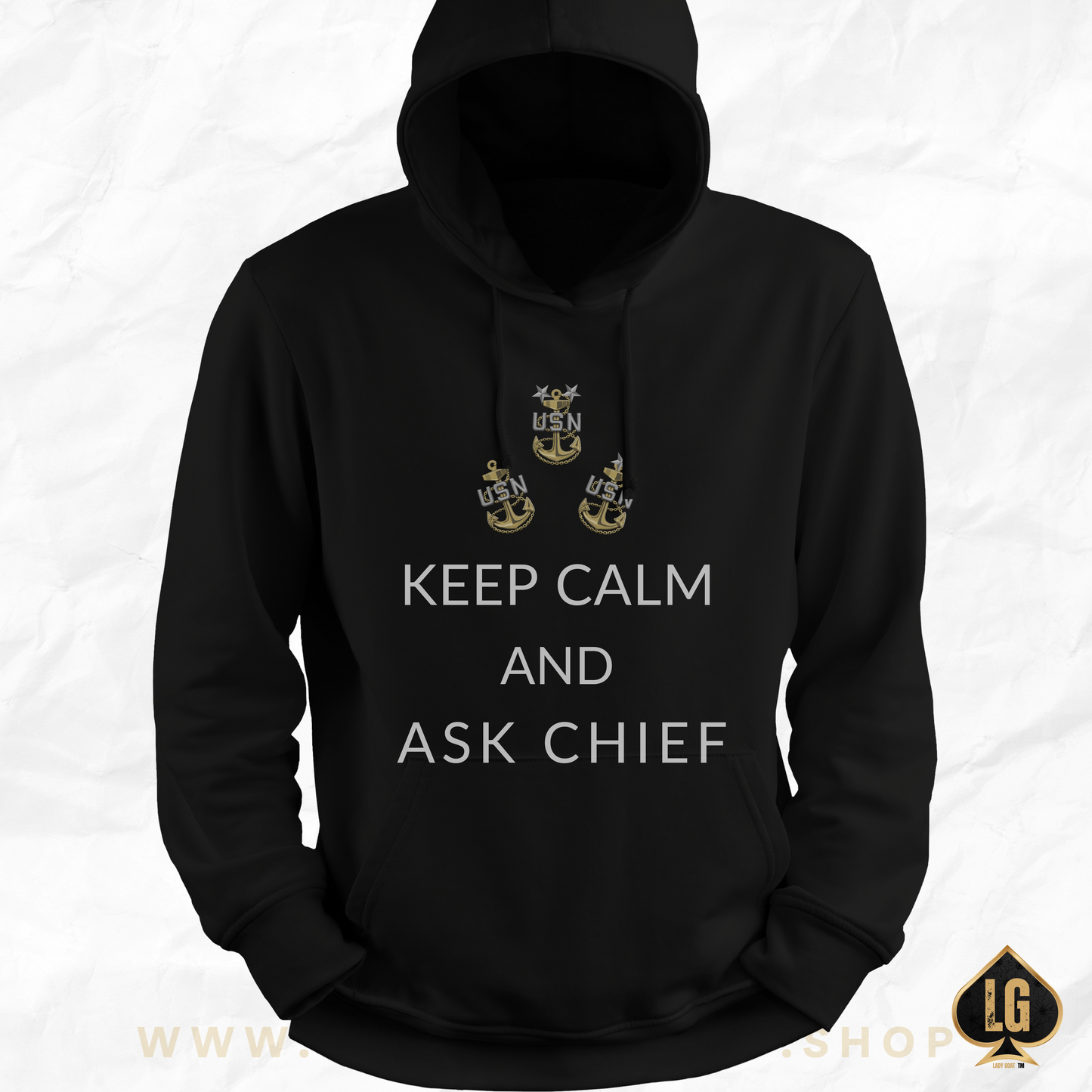 Keep Calm Ask Chief Unisex Hoodie