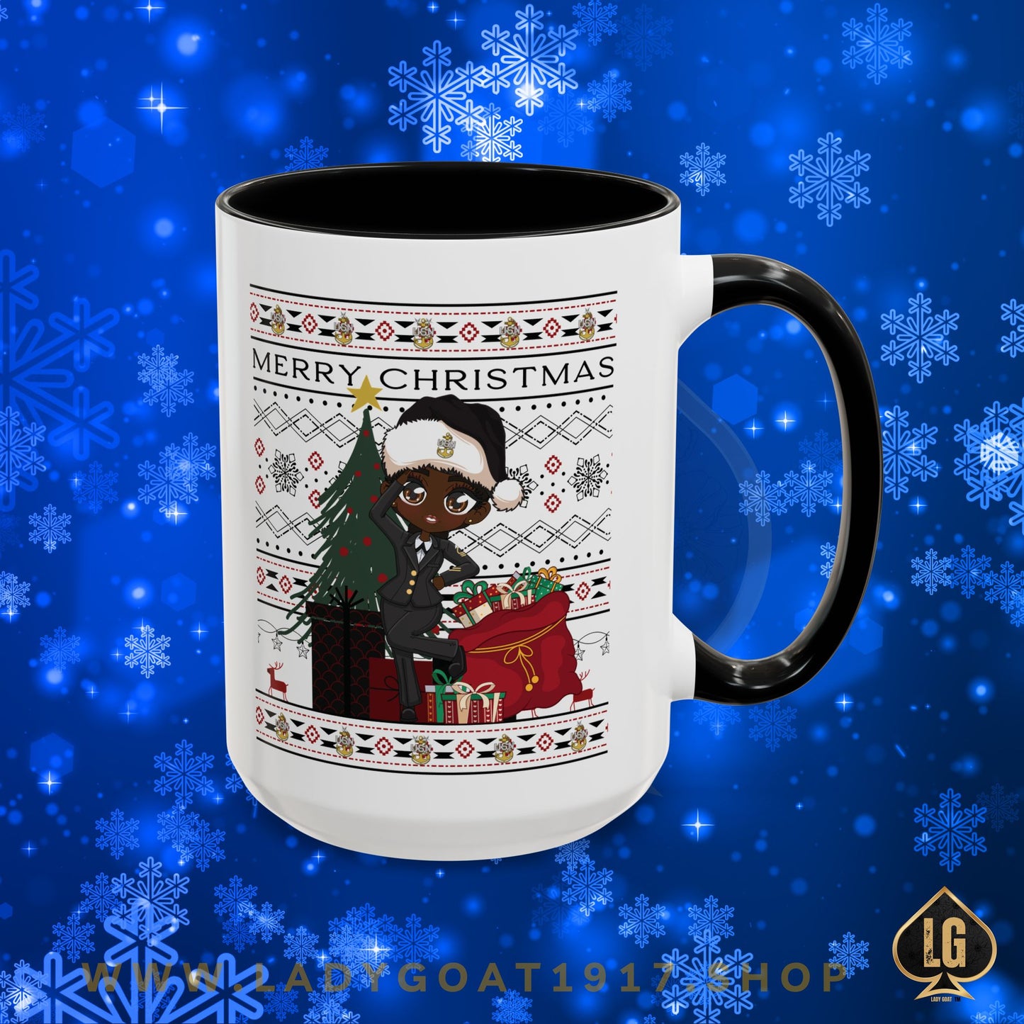 Christmas Blues V3  15oz Mug