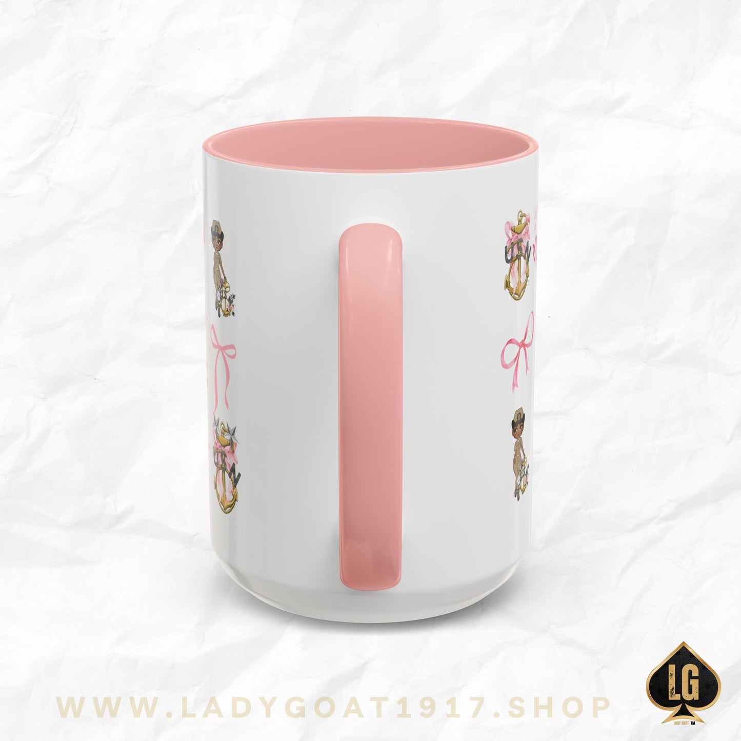 Lady Goat Coquette V2 Accent Coffee Mug 15oz