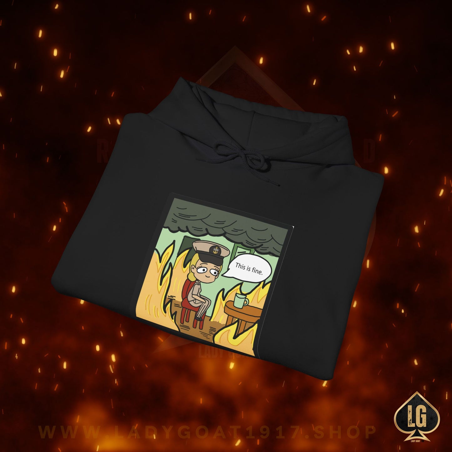 This is Fine ! V2 CPO Unisex Hoodie